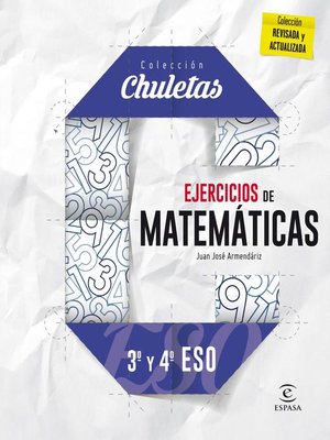 cover image of Ejercicios matemáticas 3º y 4º ESO